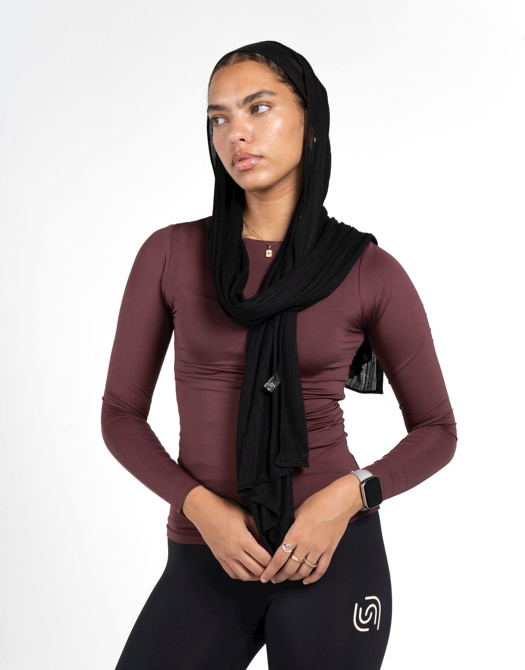 Boat Neck Long Sleeve Top