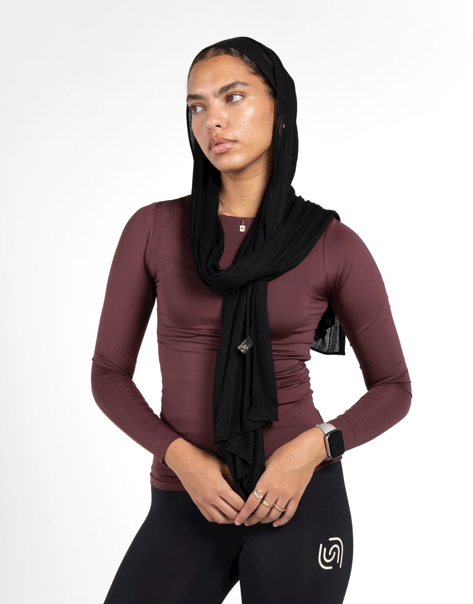 Boat Neck Long Sleeve Top