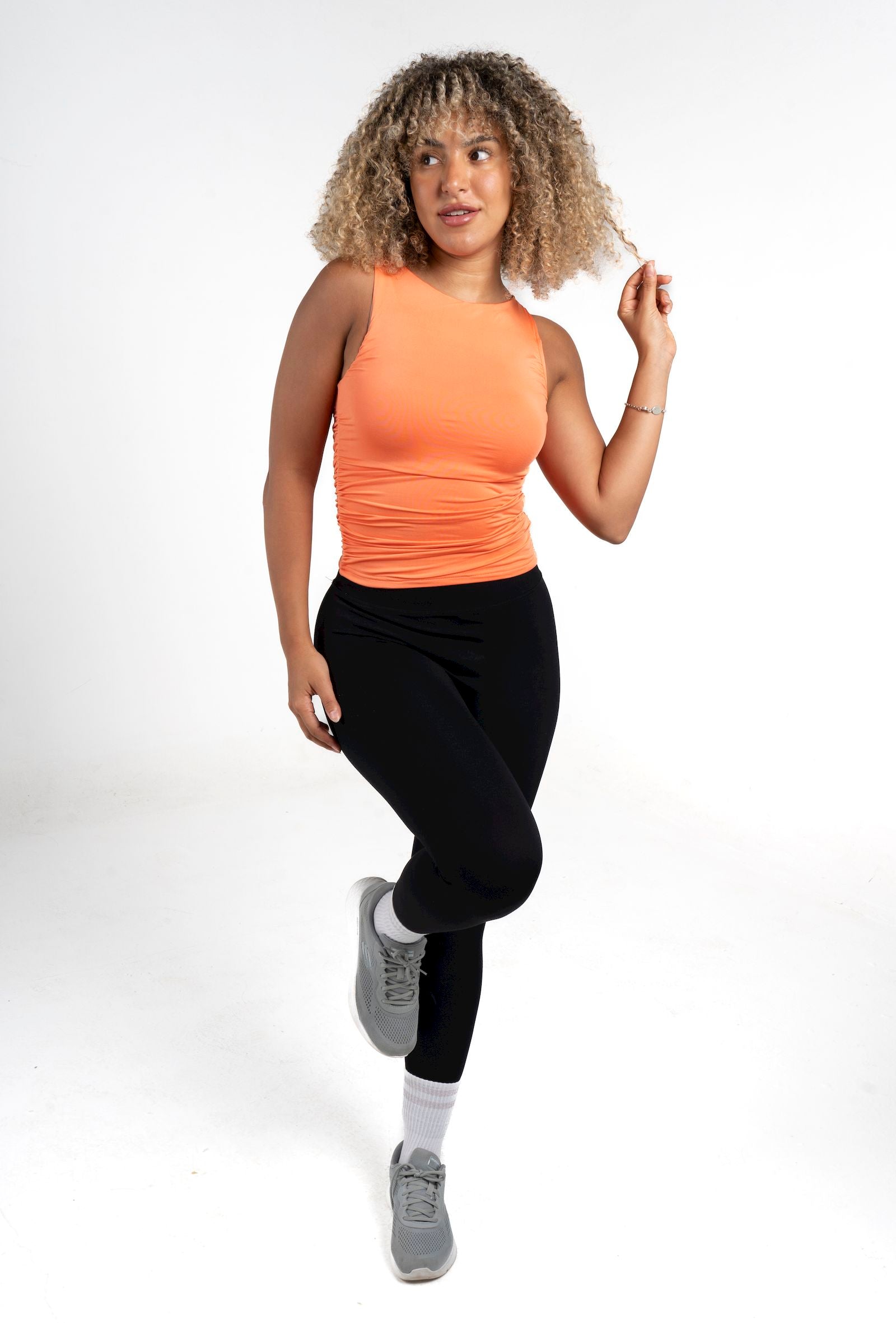 Cinched Sleeveless Top