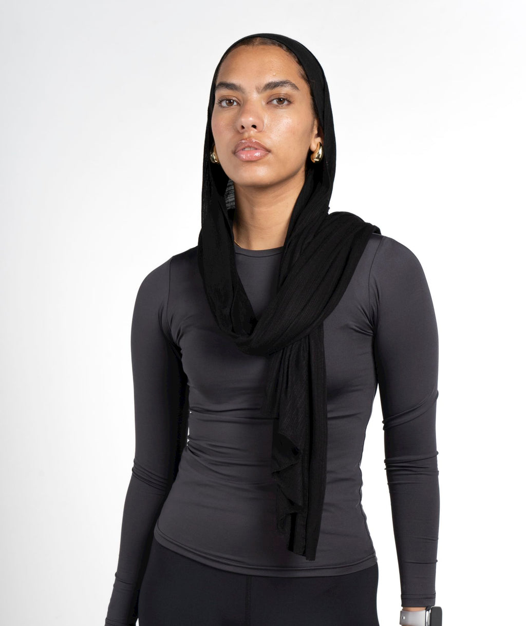 Basic Long Sleeve Top - Dark Grey
