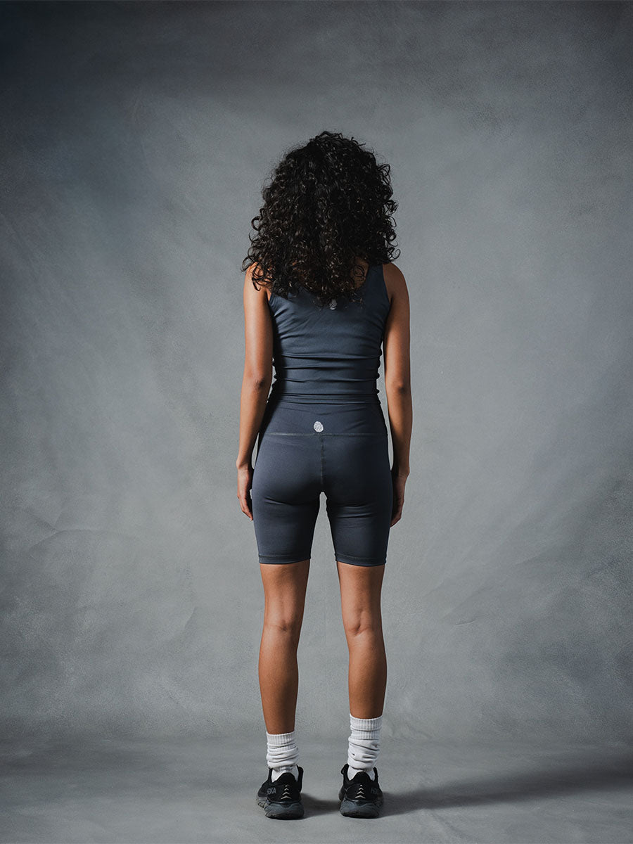 Compression Seamless Biker Shorts - Grey