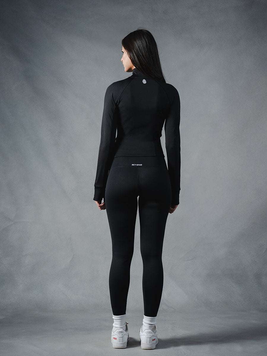 Compression Seamless Leggings - Black