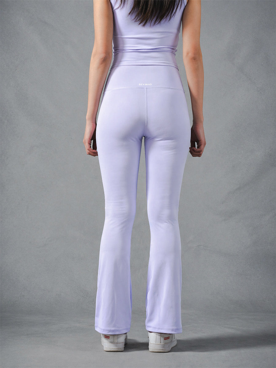 Compression Seamless Flare Pants - Lilac
