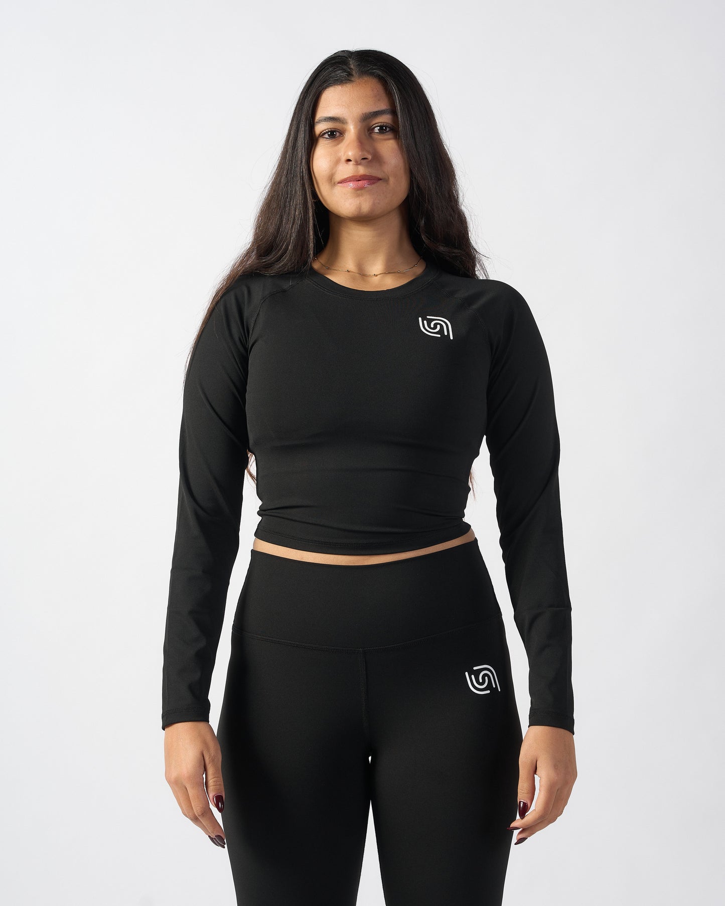 Essential Long Sleeve Crop Top