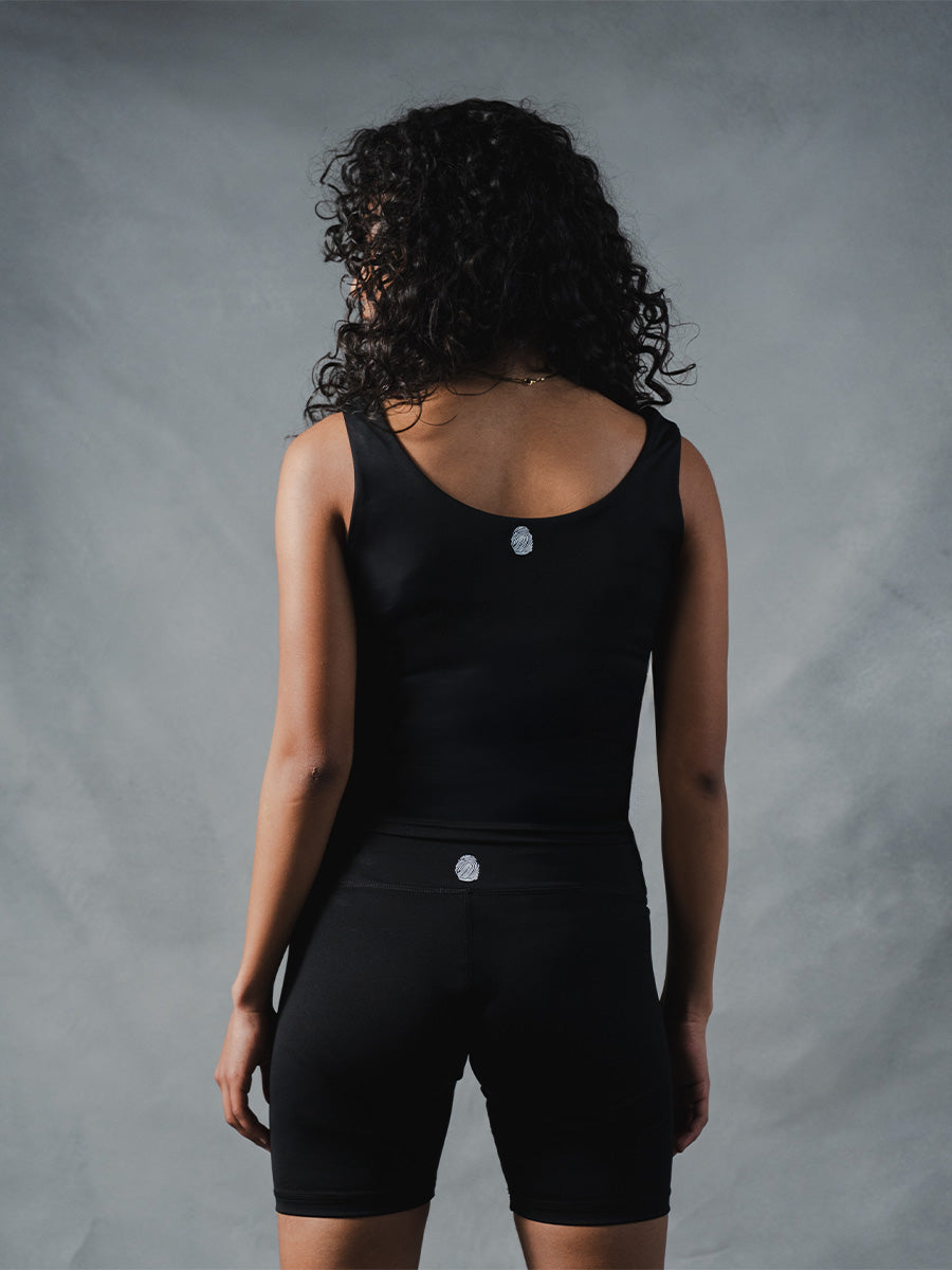 Compression Seamless Biker Shorts - Black