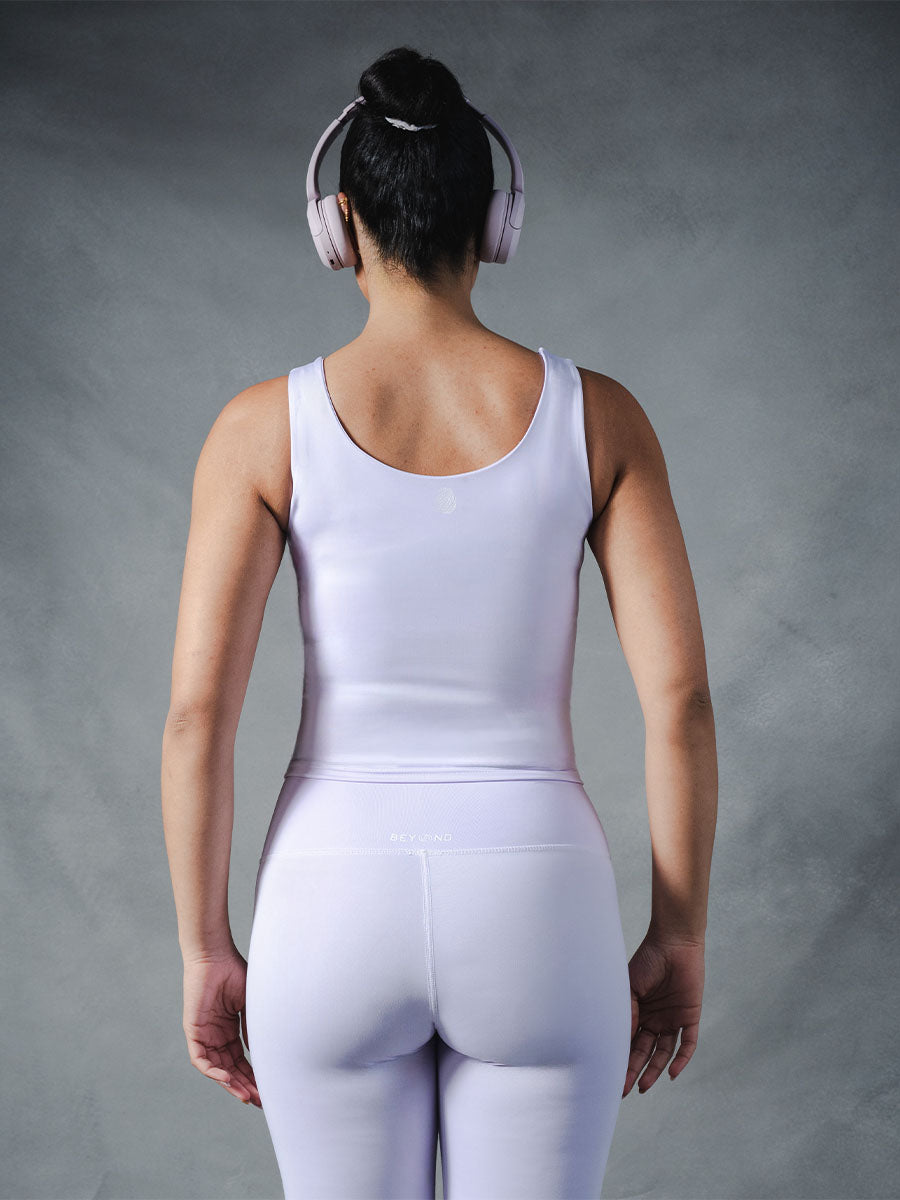 Compression Sleeveless Top - Lilac