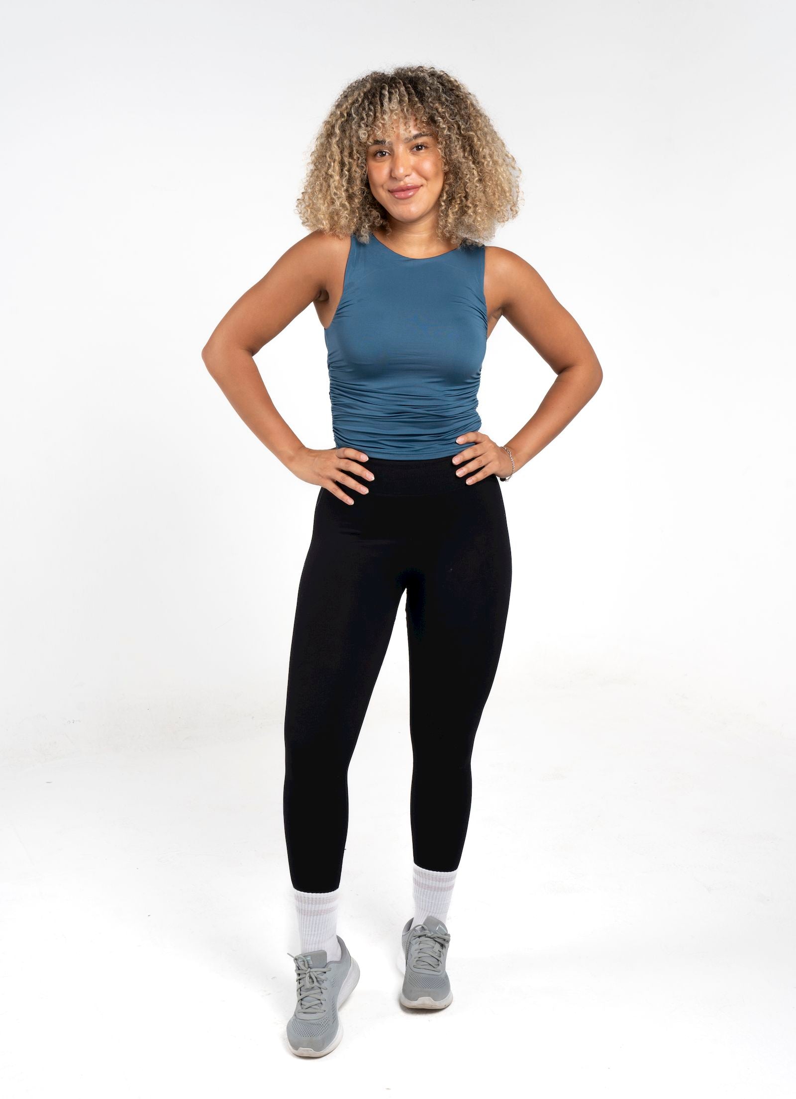 Cinched Sleeveless Top
