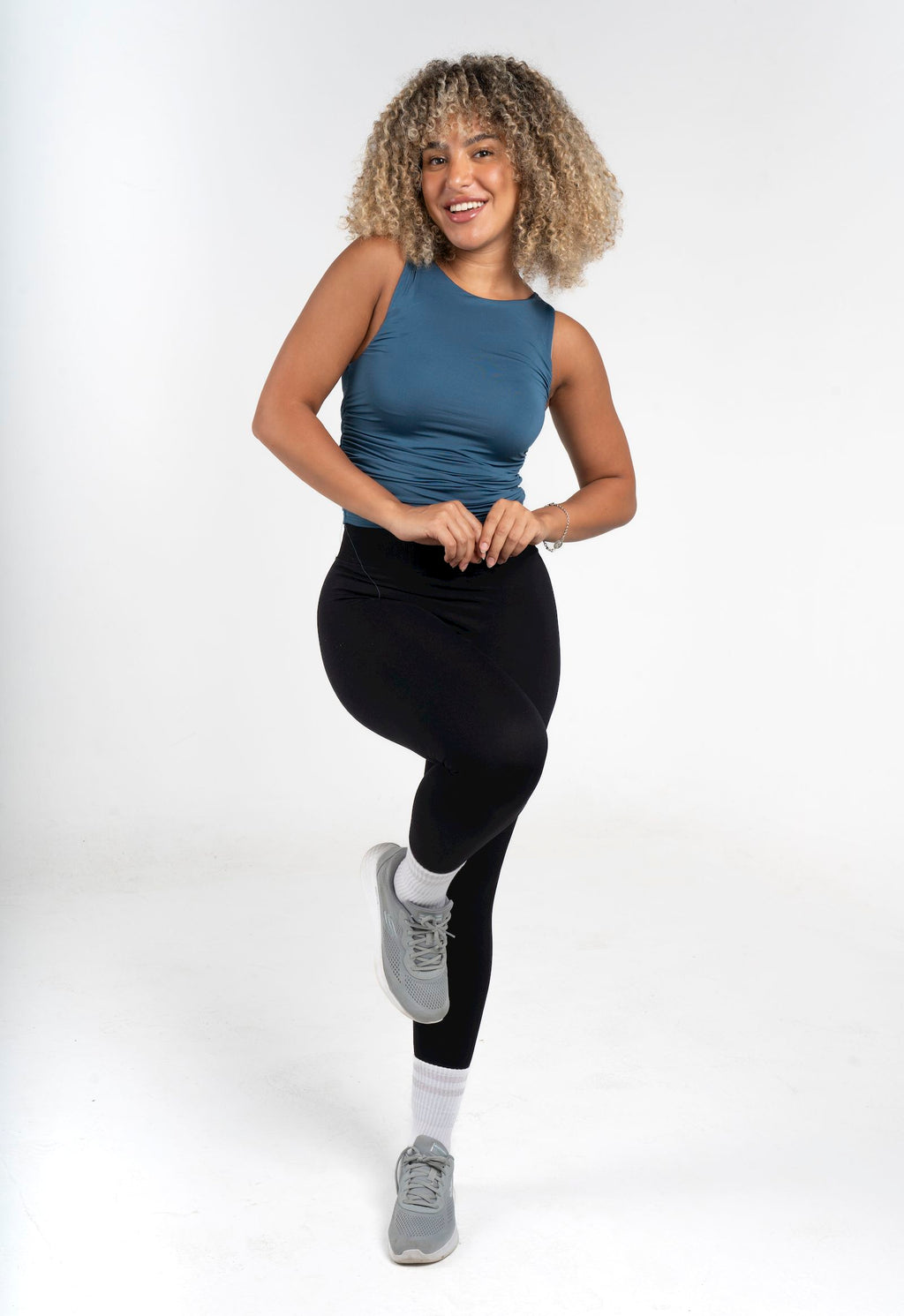 Cinched Sleeveless Top