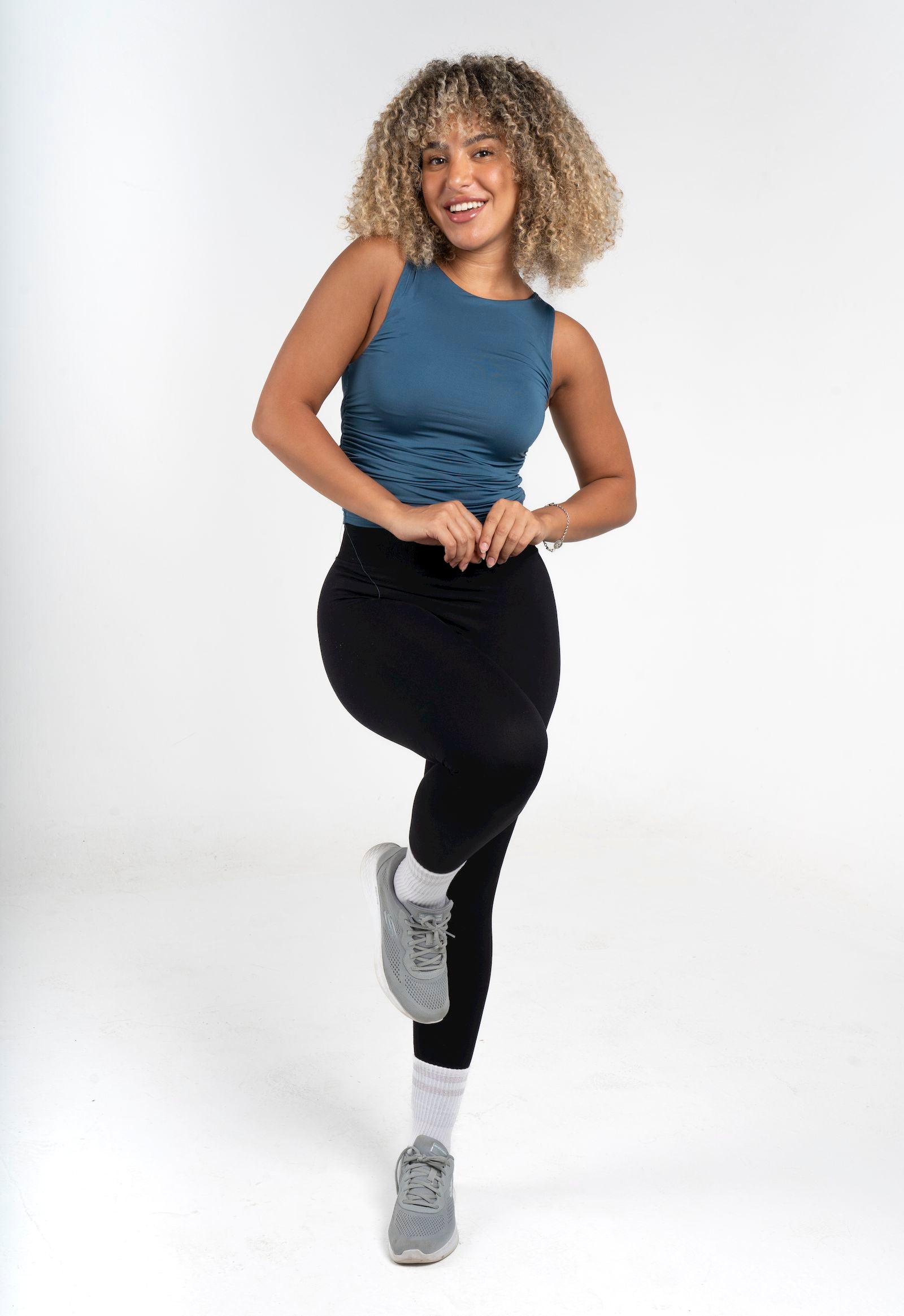 Cinched Sleeveless Top