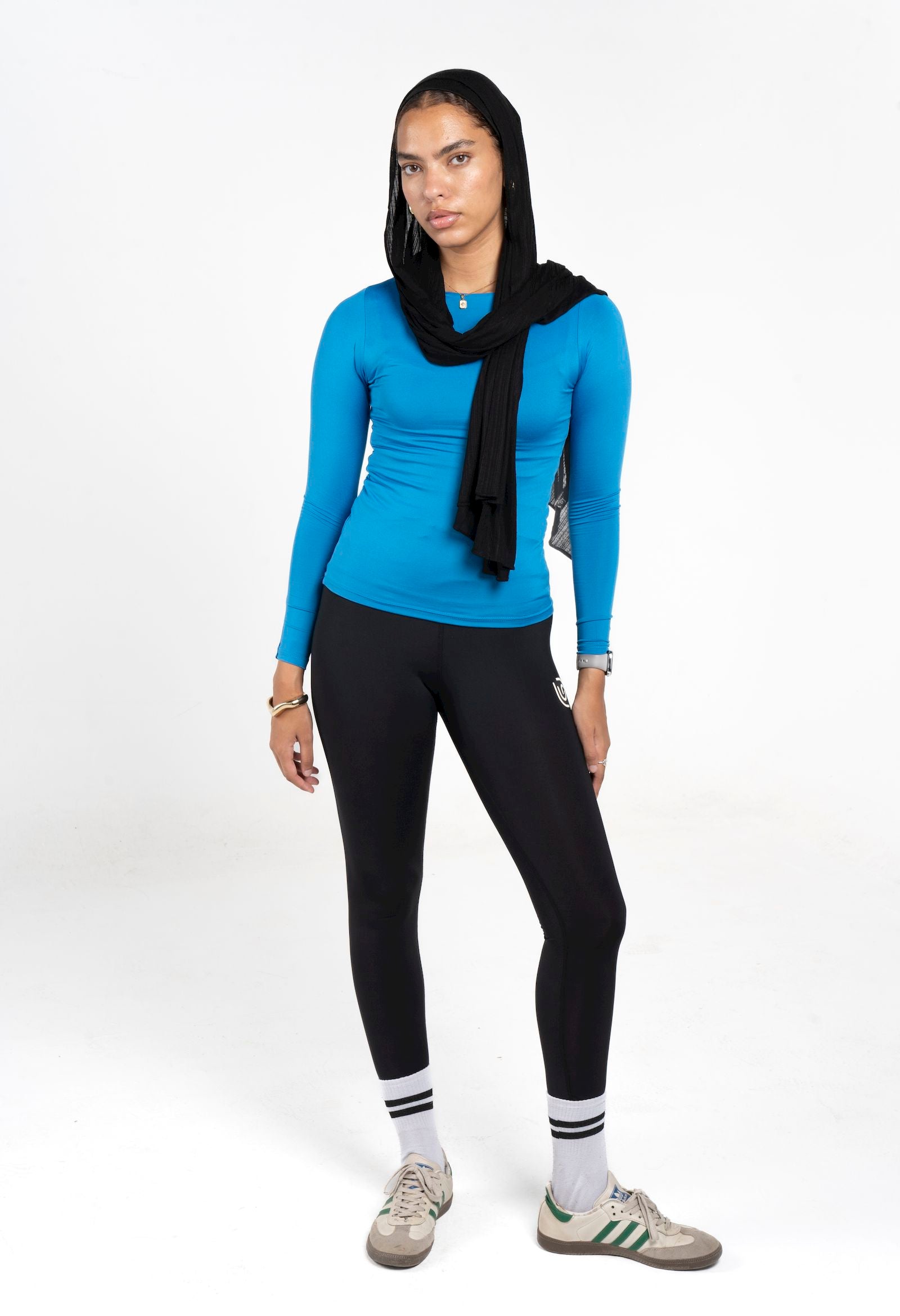 Boat Neck Long Sleeve Top