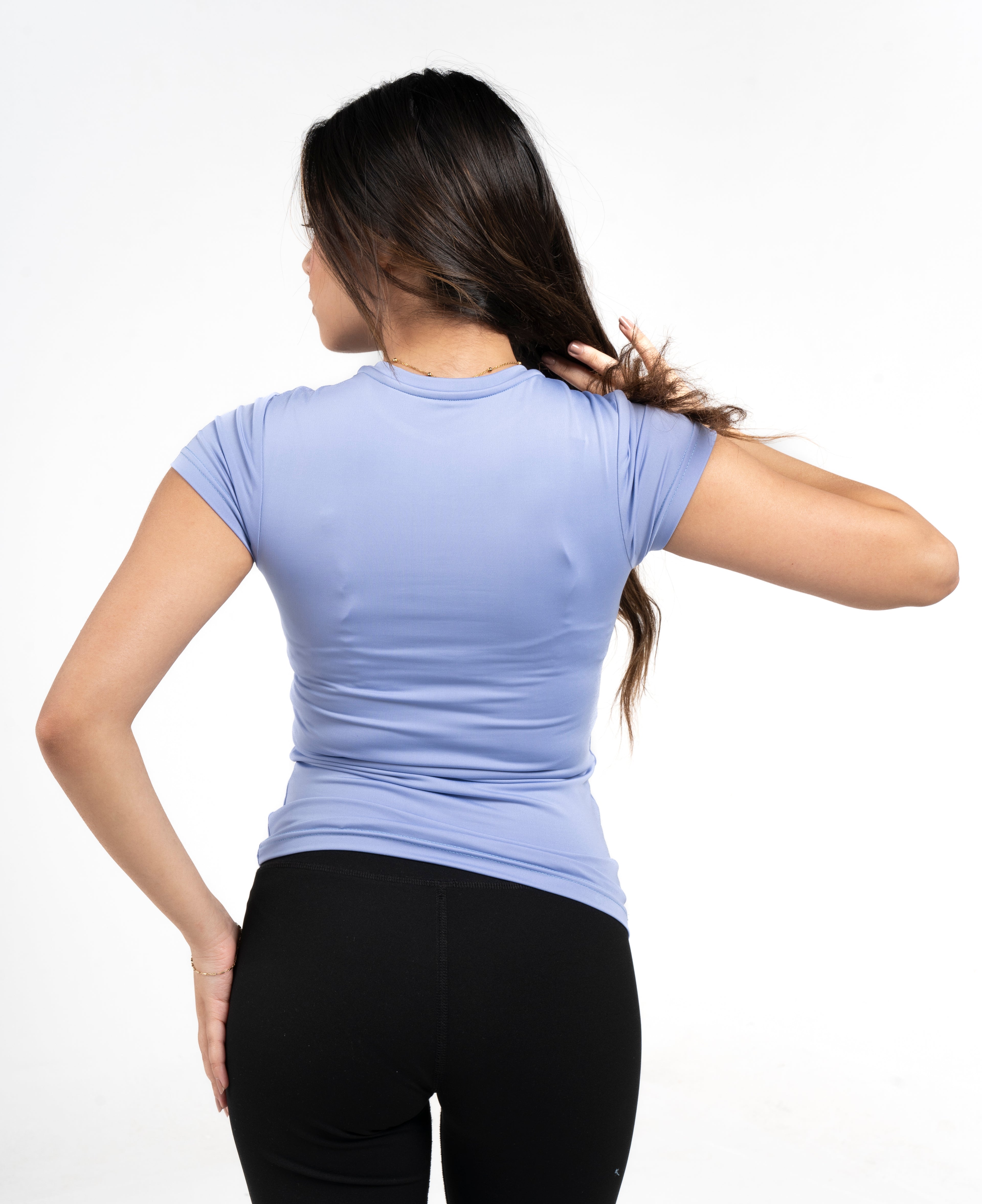 Basic short sleeve top - Lavender