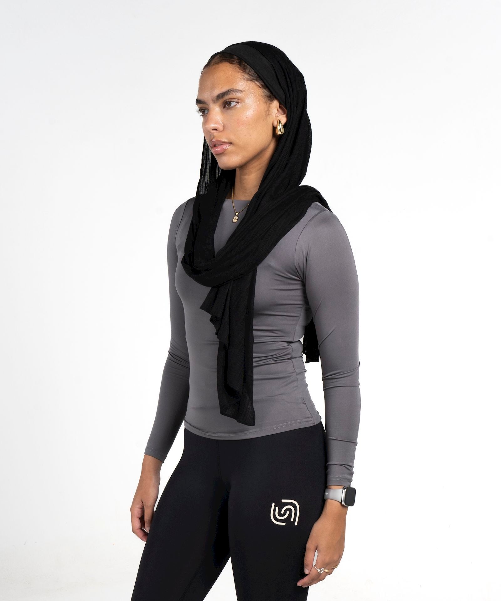 Boat Neck Long Sleeve Top