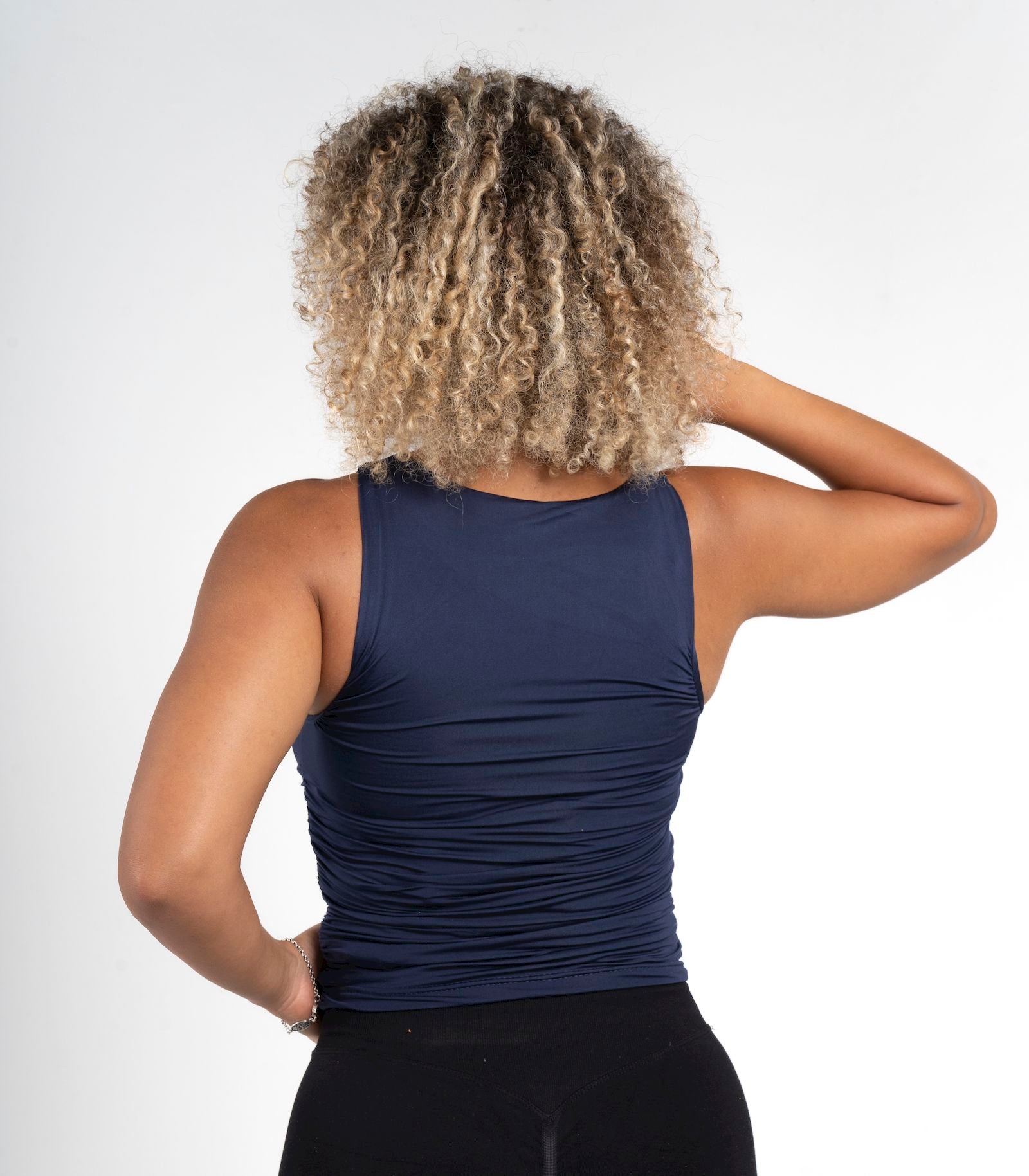 Cinched Sleeveless Top