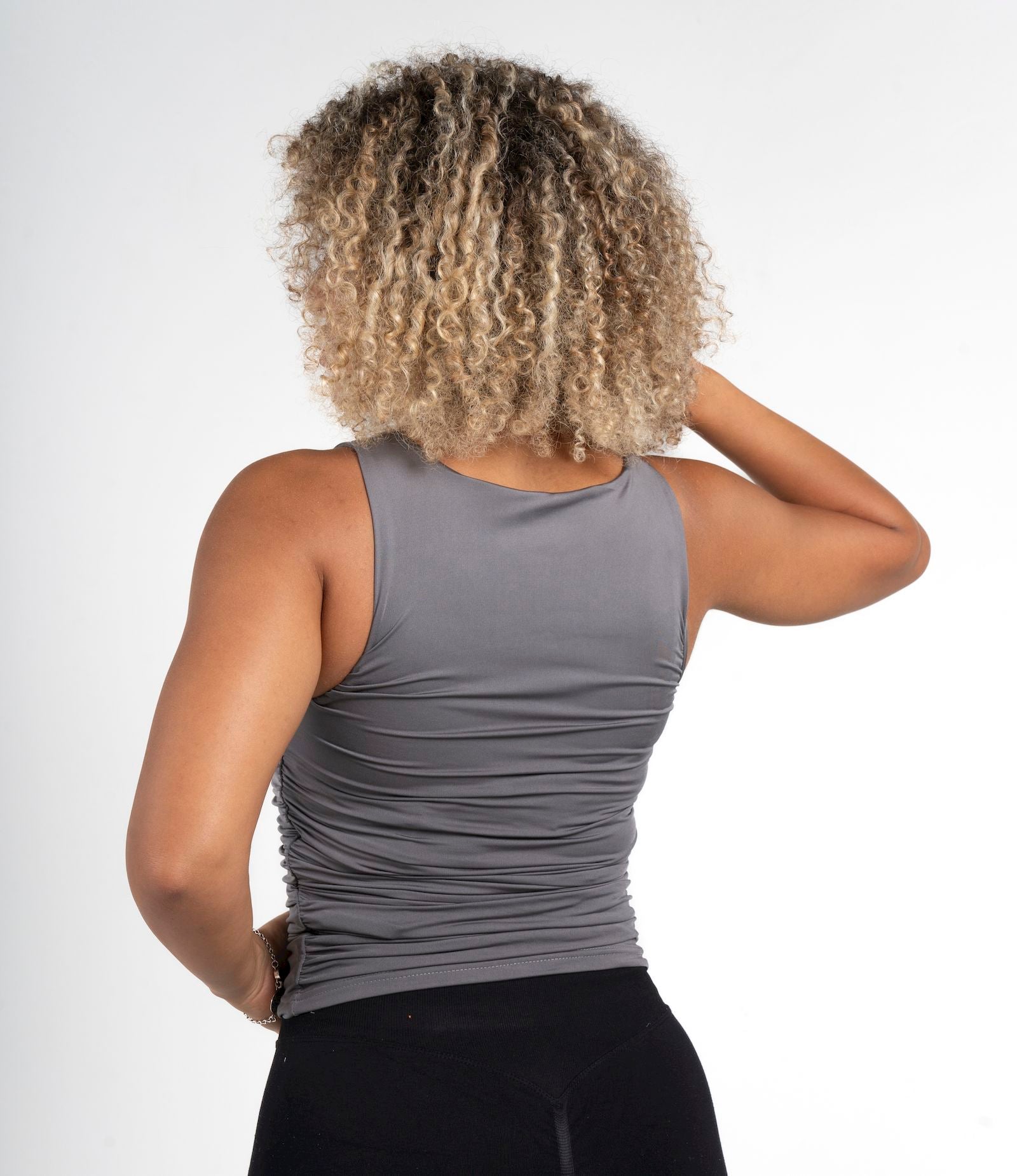 Cinched Sleeveless Top
