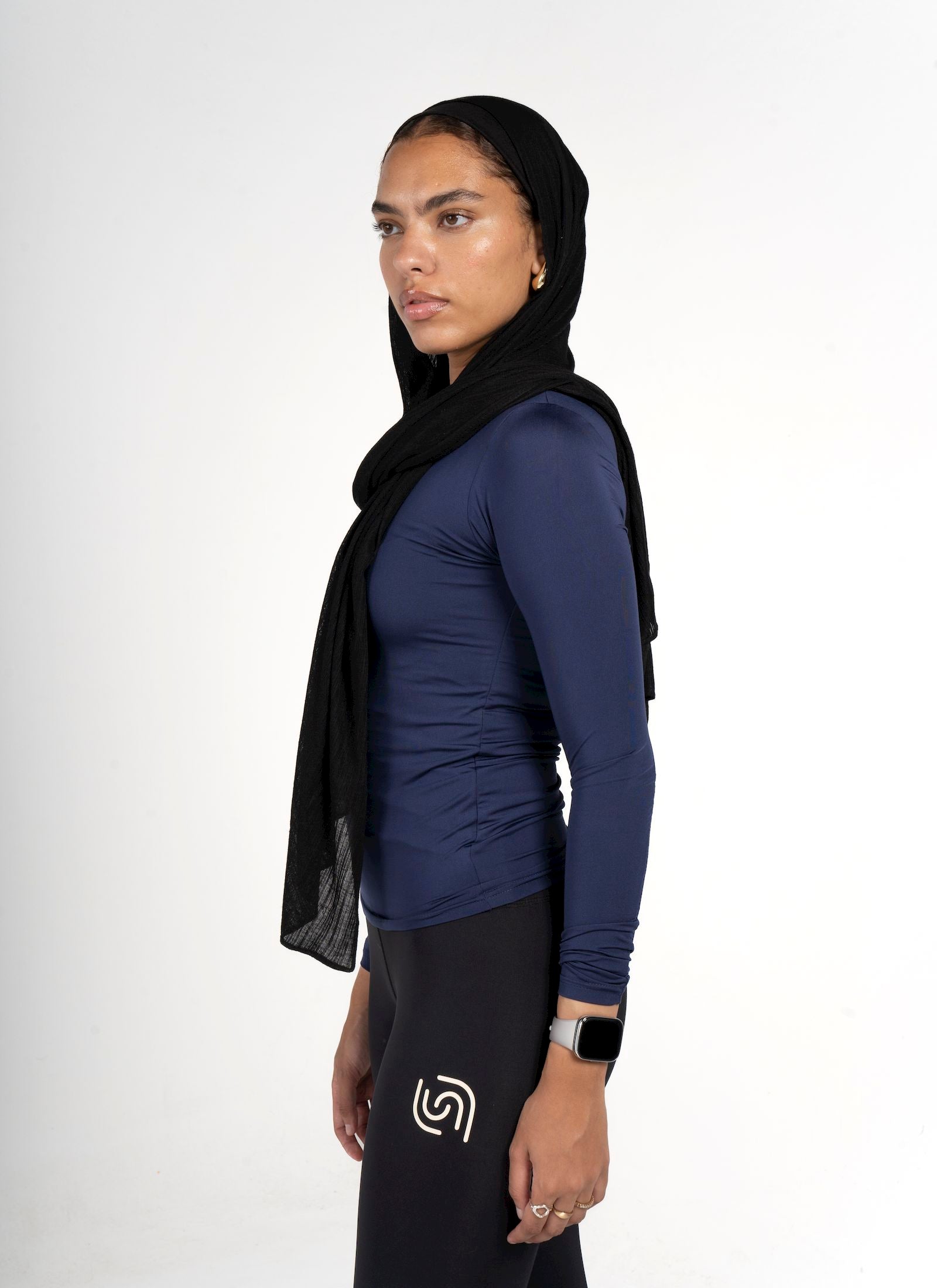 Boat Neck Long Sleeve Top