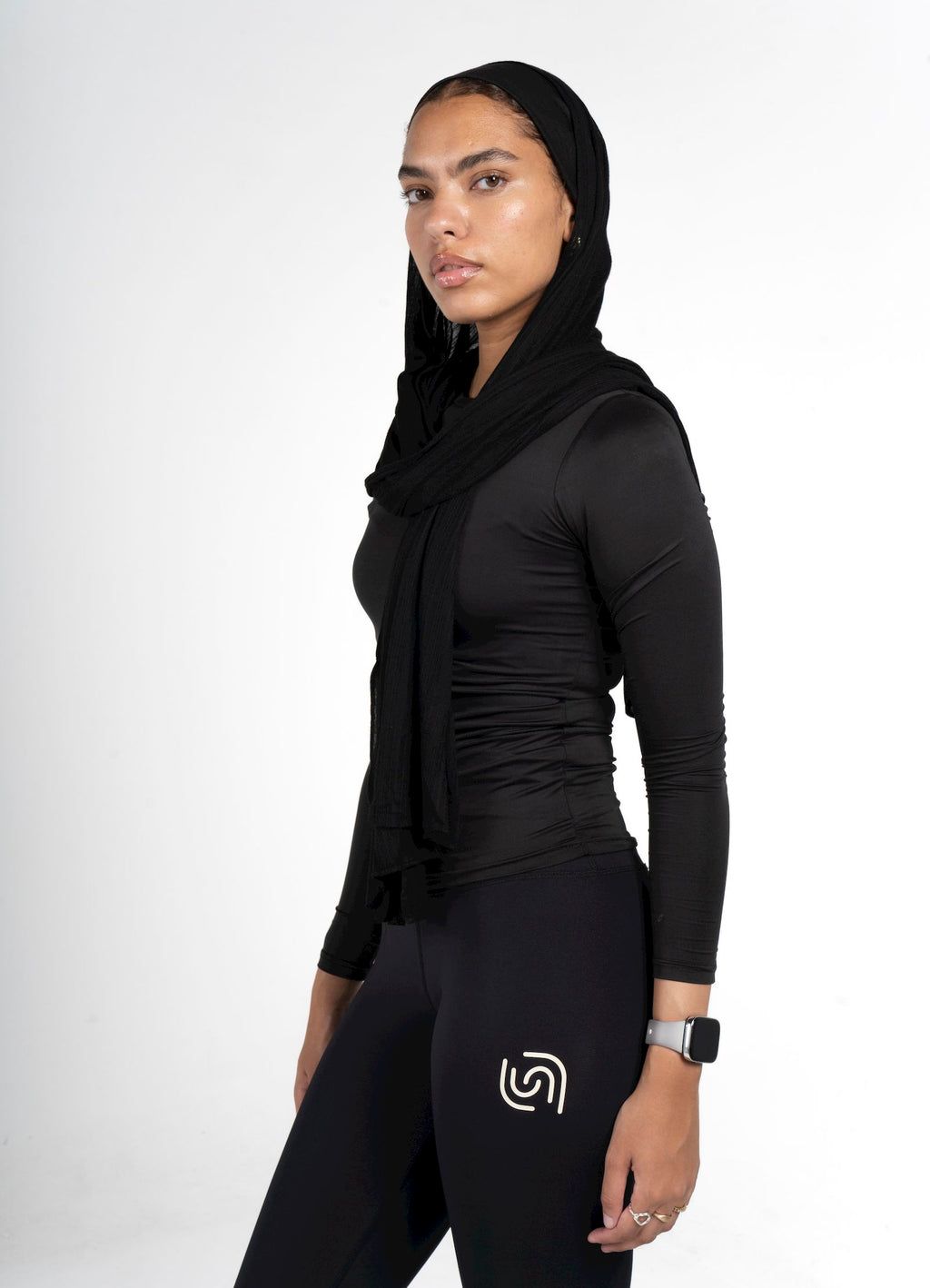 Basic Long Sleeve Top - Black