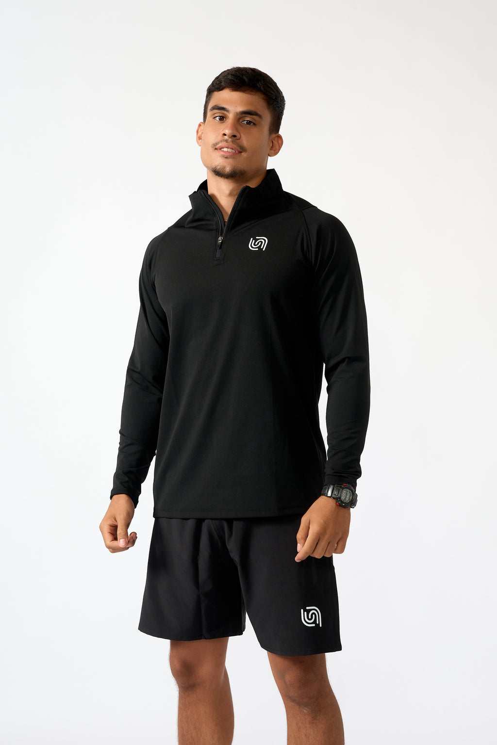 Men 1/4 Zip Long Sleeve