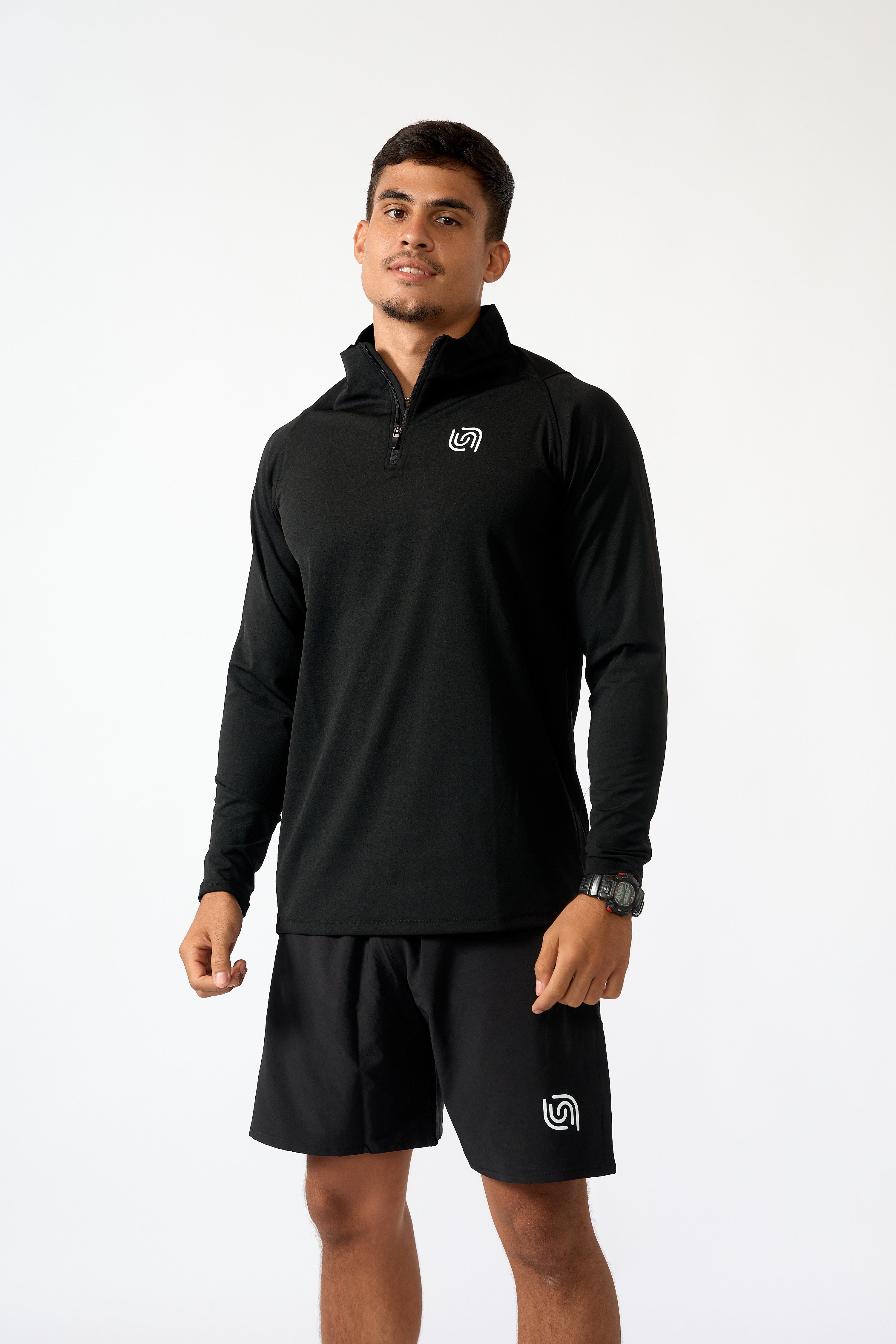 Men 1/4 Zip Long Sleeve
