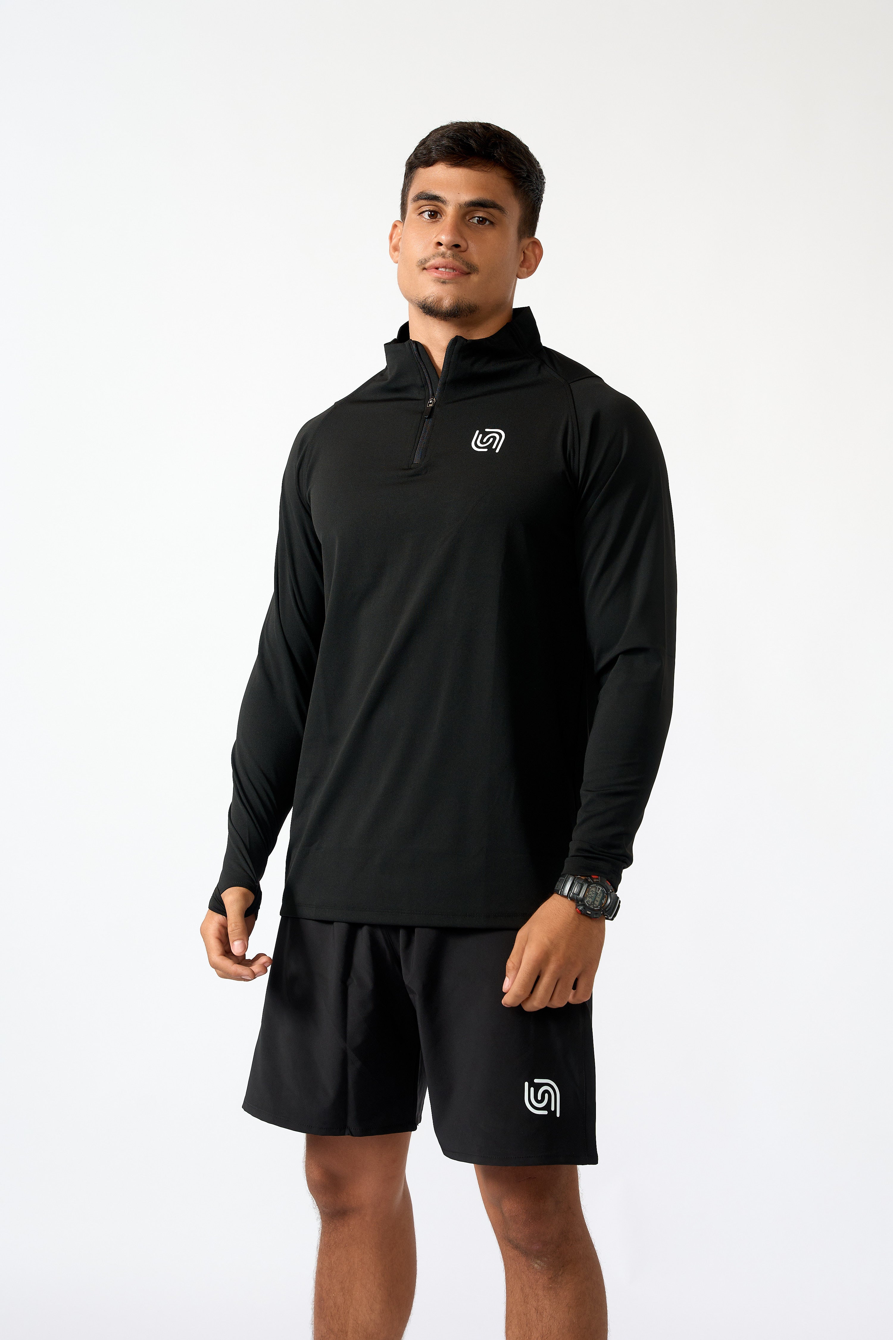 Men 1/4 Zip Long Sleeve