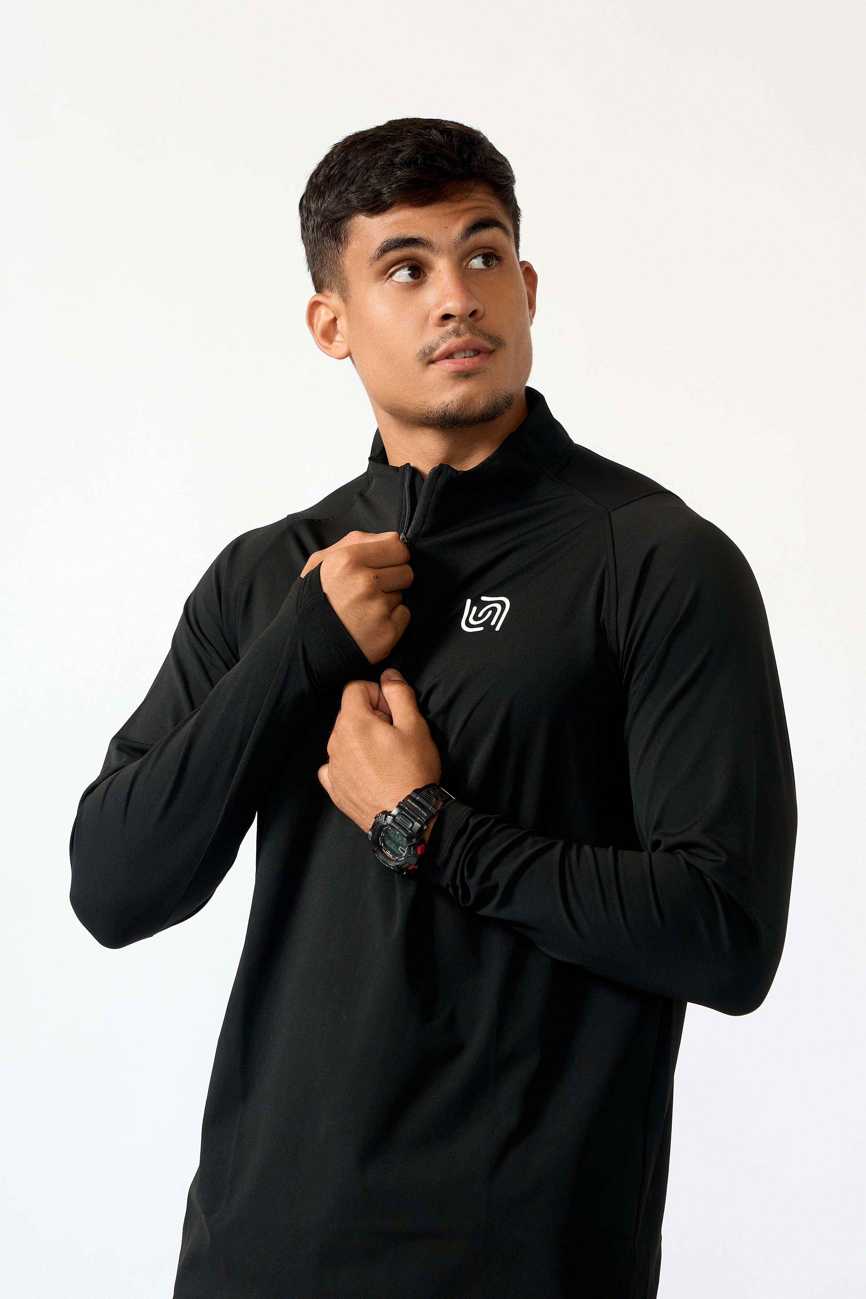 Men 1/4 Zip Long Sleeve