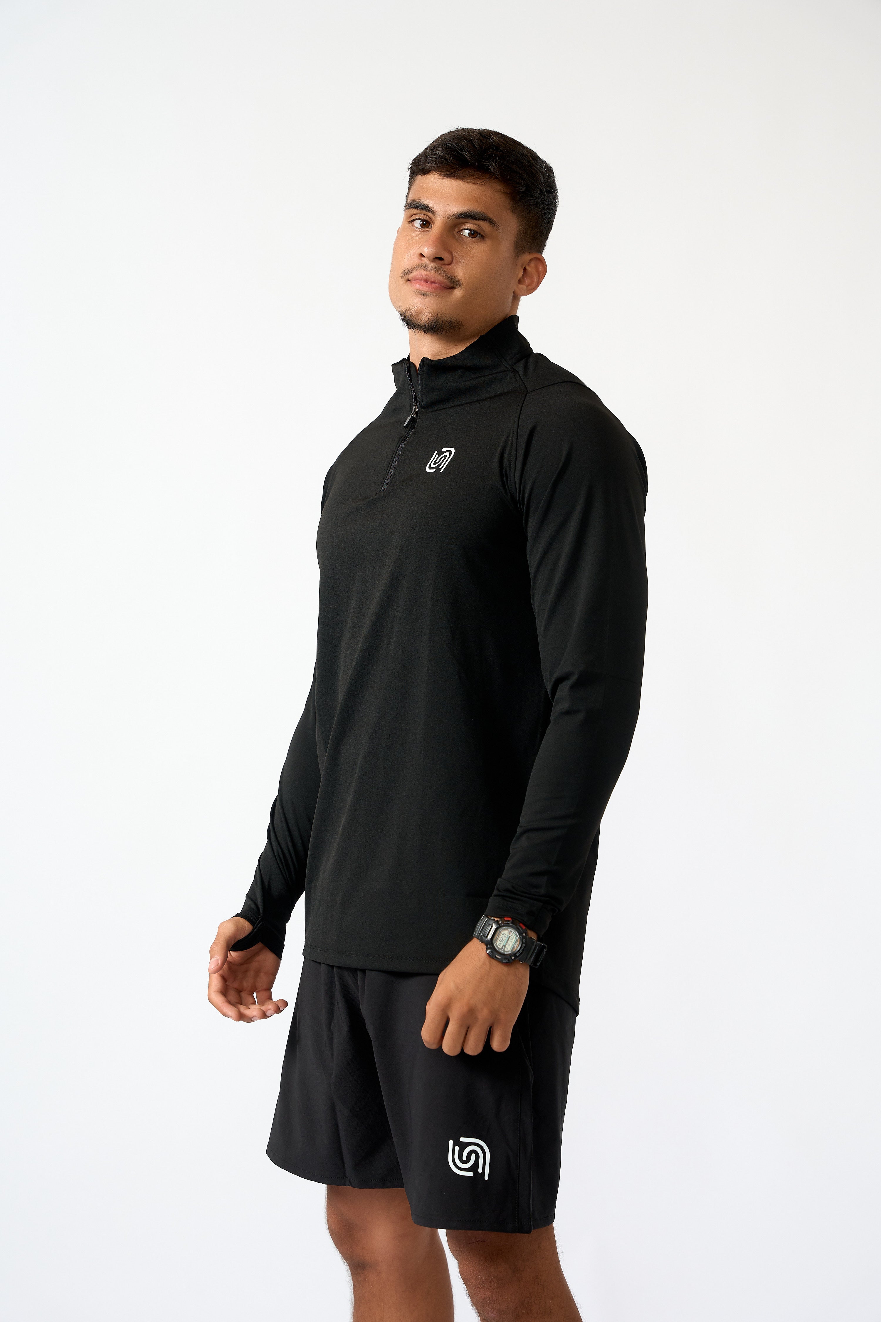 Men 1/4 Zip Long Sleeve