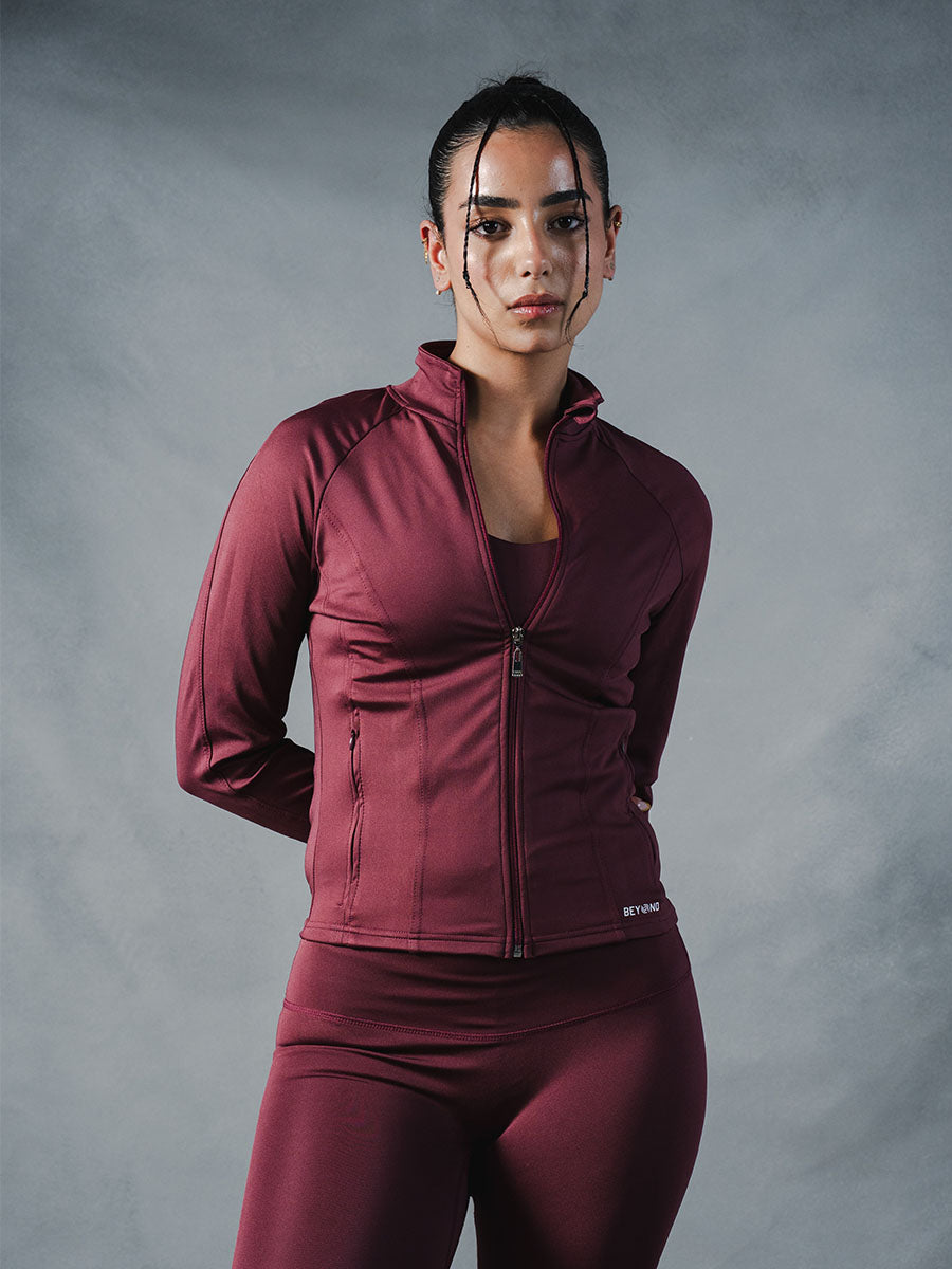 Compression Jacket - Burgundy
