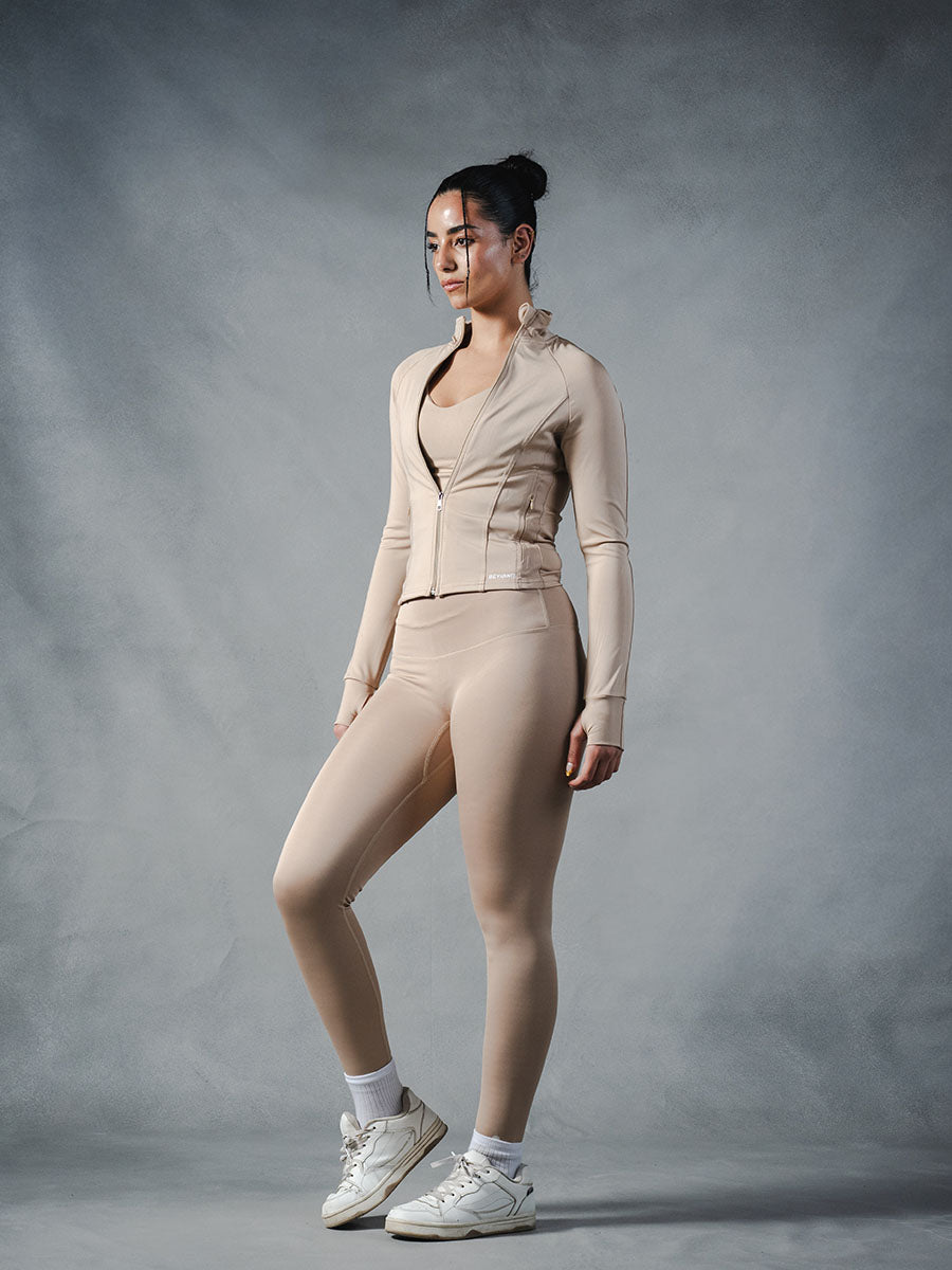 Compression Jacket -  Beige