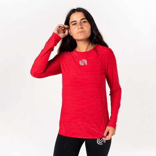 Women's Crew Neck Long Sleeve Top