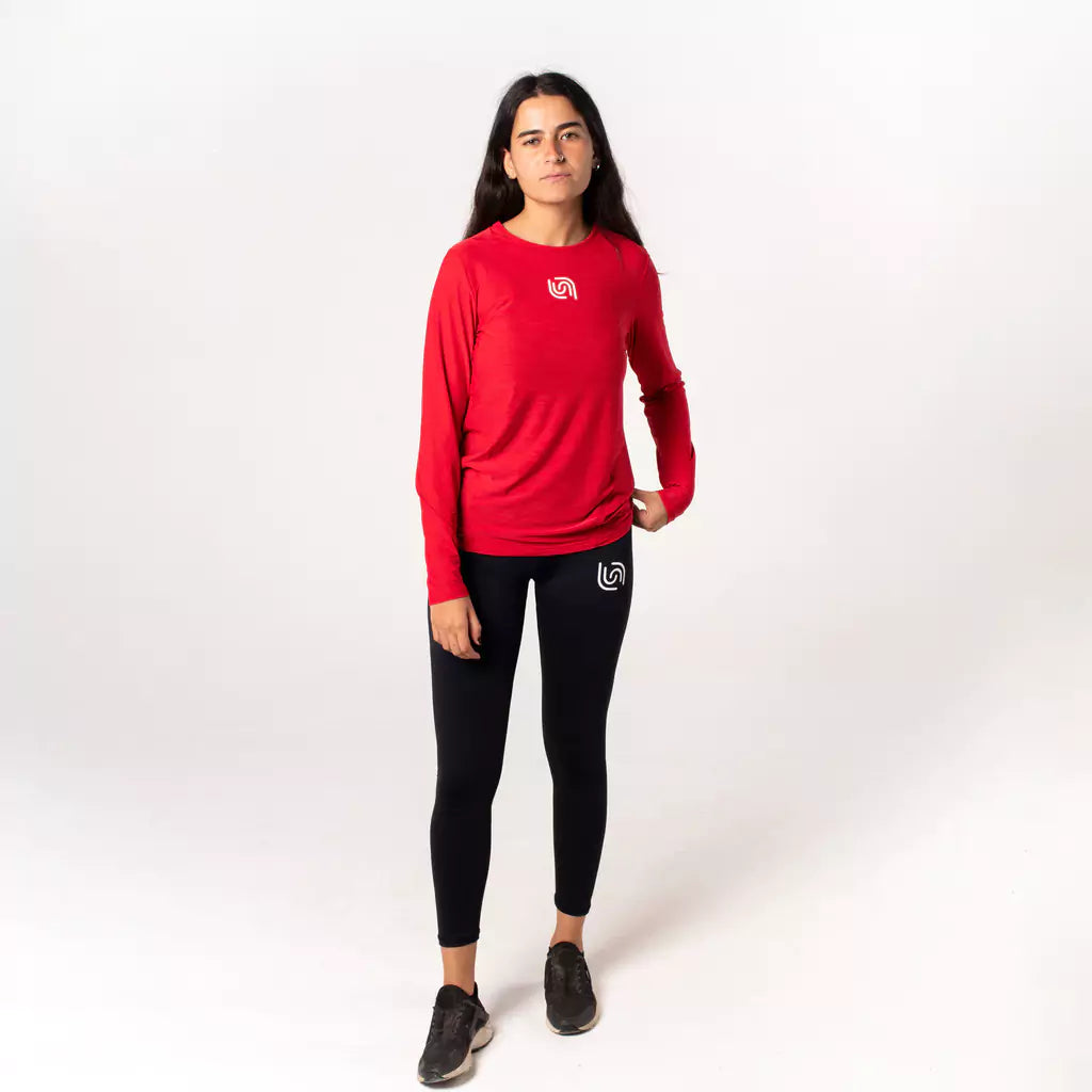 Women's Crew Neck Long Sleeve Top