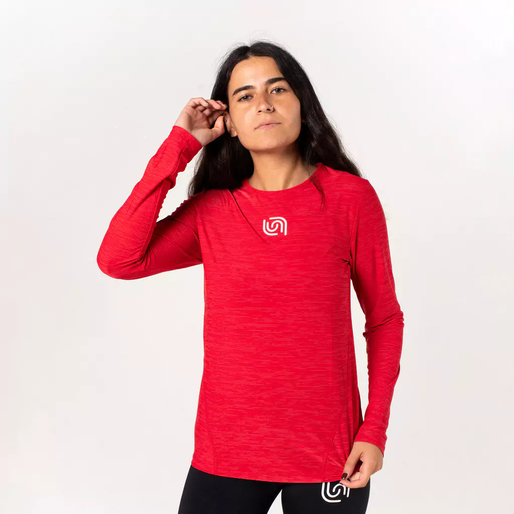 Women's Crew Neck Long Sleeve Top